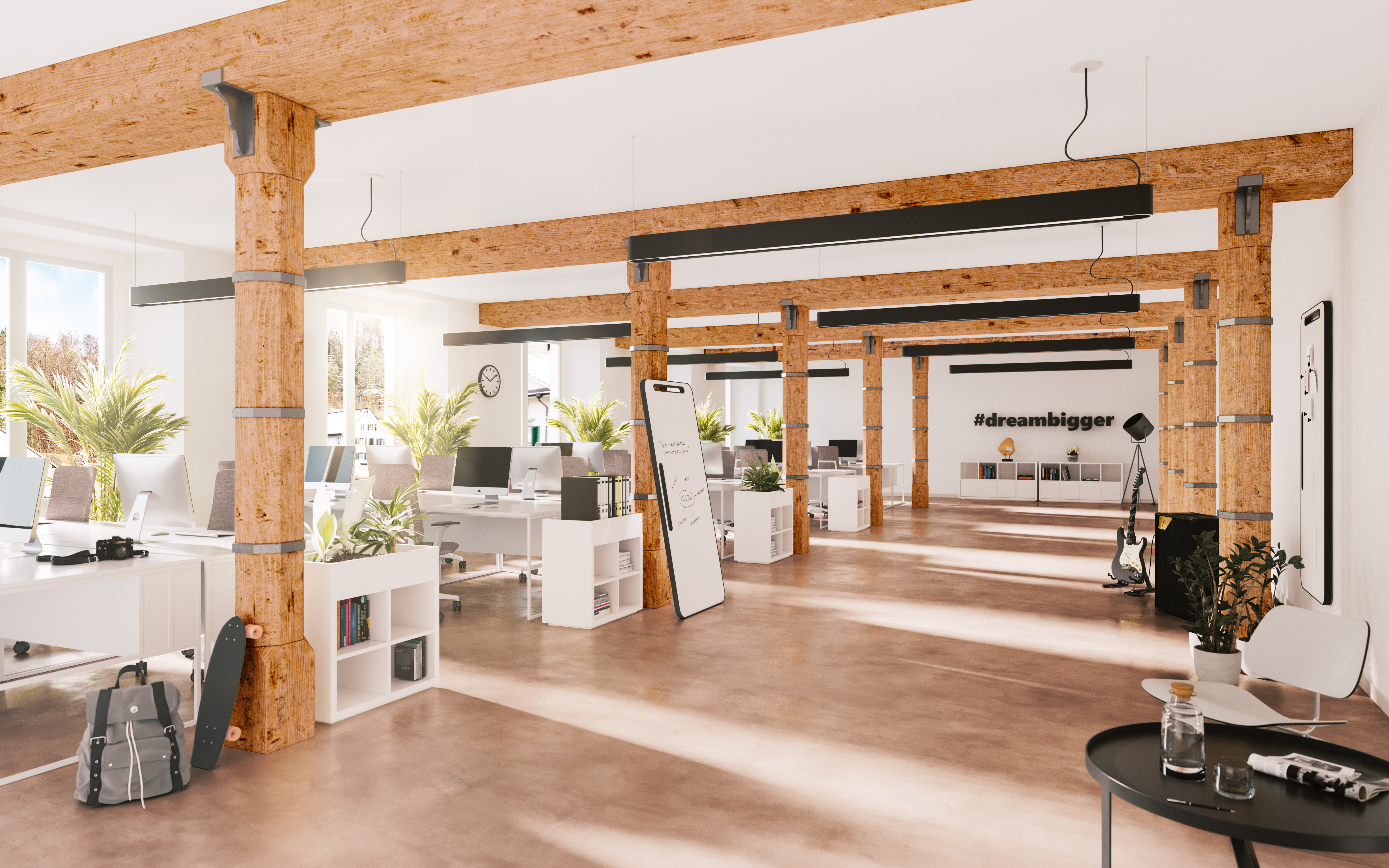 Visualisierung Büro 1. OG